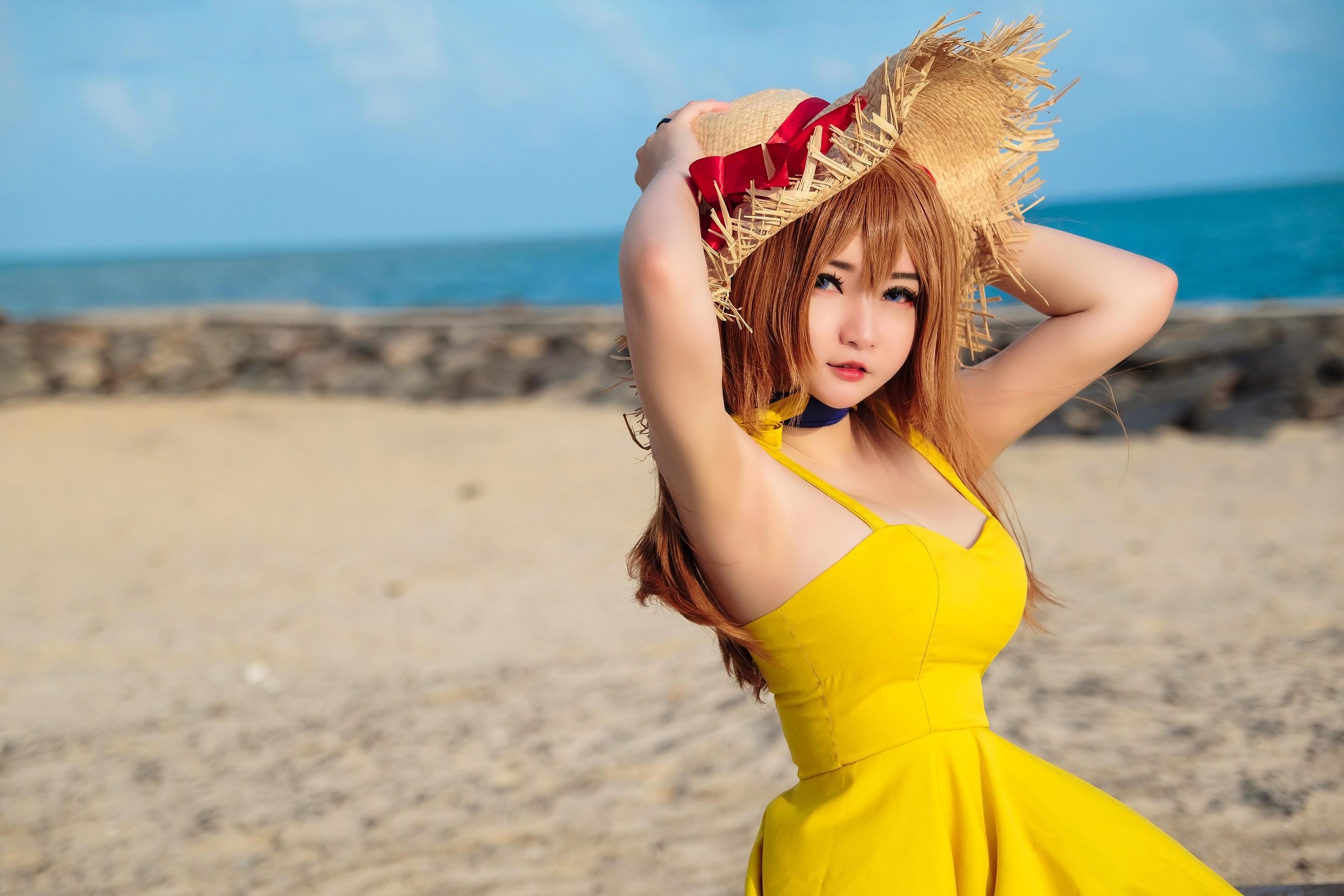 Potato Godzilla - NO.56 Asuka Yellow Dress [27P]